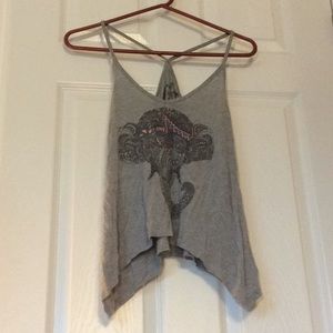 Gray tank top